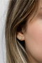 Heliophilia Silver Pendientes de Plata de Ley 925 con Baño de Oro y Circón